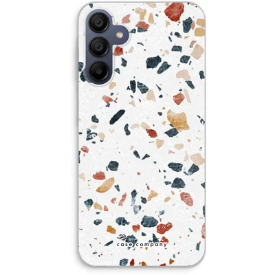 Afbeelding van Case Company® hoesje geschikt voor Samsung Galaxy A15 Terrazzo N4 Soft Cover Telefoonhoesje Bescherming aan alle Kanten en Schermrand