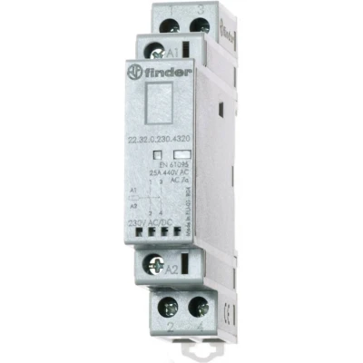 Afbeelding van Finder 22.32.0.230.4420 Contactor 2x NC 230 V/DC, V/AC 25 A 1 stuk(s)