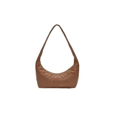Afbeelding van LIEBESKIND BERLIN Leren schoudertas Hobo Bag Sepia Lichtbruin