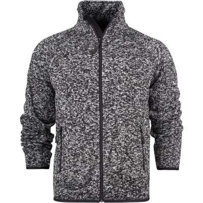 Afbeelding van James Harvest FLEECE VEST RICH HILL 2131503 antraciet mêlée