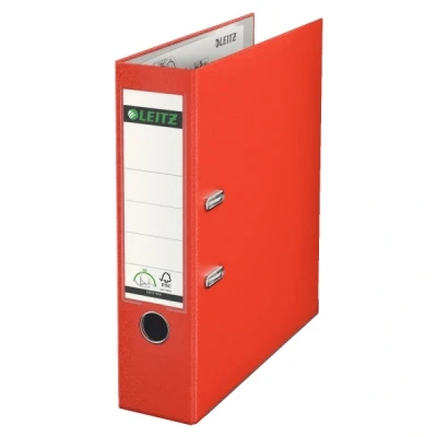 Image de Leitz 10105120 classeur à levier en carton format a4 600 feuilles etiquette 80 mm rouge clair 10101220
