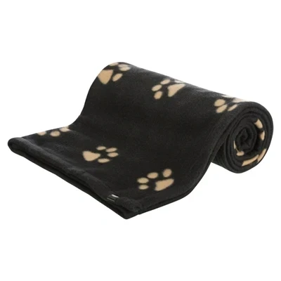 Afbeelding van Trixie Barney Fleece Hondendeken Zwart Ass 150X100CM