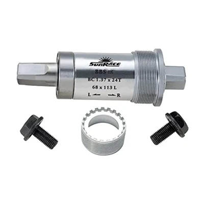 Afbeelding van Sunrace Trapas Spieloos Alu Cup 113 Mm Bsa Zilver