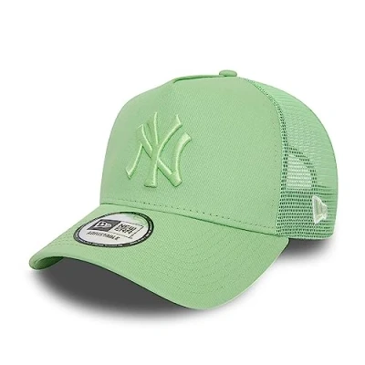 Afbeelding van New Era York Yankees Tonal Mesh Green A Frame Trucker Cap