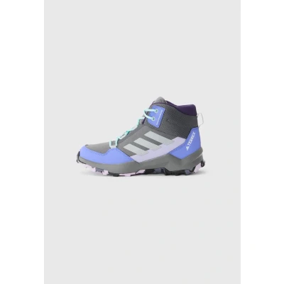 Afbeelding van adidas Uniseks kinderen TERREX AX4R MID HIKING SHOES, grijs oven/mat zilver/semi flash aqua, 35 EU