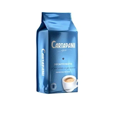 Afbeelding van Café CARTAPANI 1951 Cafeïnevrije gemalen koffie romige en fluweelachtige voor mokka 250 g