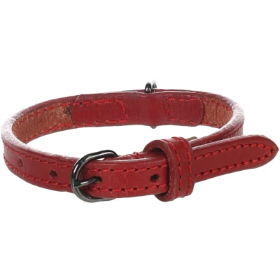 Afbeelding van Flamingo Denver Gewoon Halsband Honden Rood Xs 20 25cm 10mm 1st 174651
