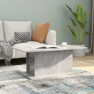 Afbeelding van vidaXL Salontafelset 102x55,5x40 cm spaanplaat betongrijs