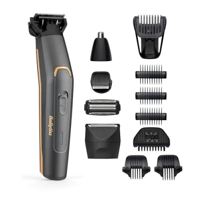 Image de Babyliss Mt987e Tondeuse À Barbe 12 En 1 Graphite Precision