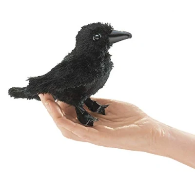 Afbeelding van Folkmanis Raven Finger Puppet
