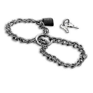 Afbeelding van Metal Hard Steel Chain Cuffs
