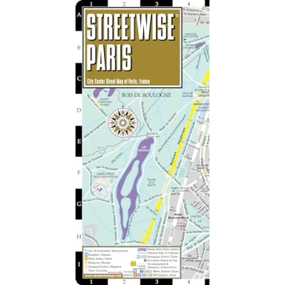 Afbeelding van Streetwise Paris Map Laminated City Center Street of Paris, France