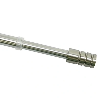 Image de Gardinia 30764 tringles style vintage cylindre 10 mm longueur 60 85 cm, avec 2 accroches incluses