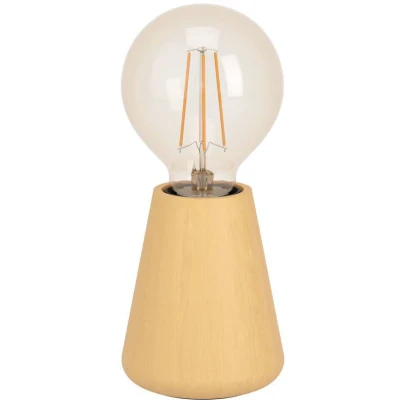 Afbeelding van EGLO Asby Tafellamp E27 10 cm Lichtbruin Hout