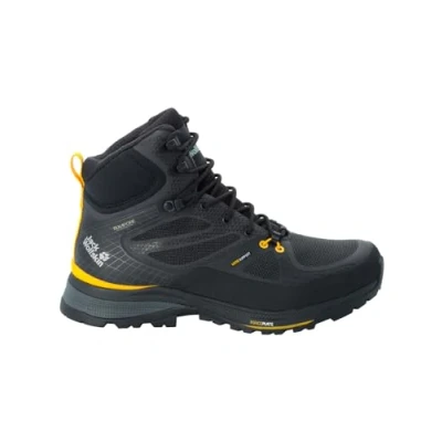 Afbeelding van Jack Wolfskin Force Trekker Texapore MID M Outdoorschoenen, Heren, Maat: 46, Black/yellow Textiel
