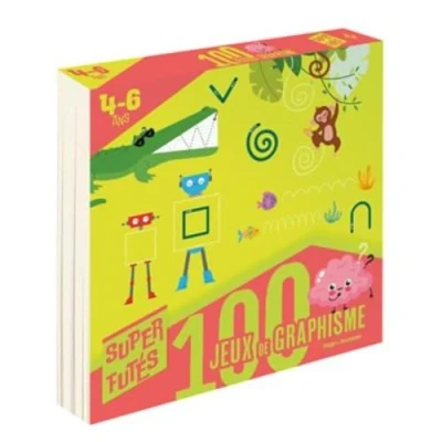 Afbeelding van 100 JEUX DE GRAPHISME POUR SUPER FUTES (4 6 ANS)