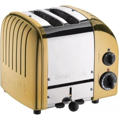 Afbeelding van Dualit Broodrooster NewGen extra brede sleuven messing D27391