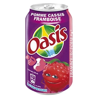 Afbeelding van Oasis Appel Zwarte bes Framboos 33 cl (verpakking van 24)