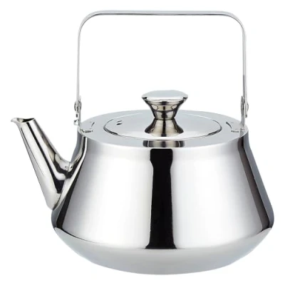 Afbeelding van SANQIAHOME 2,0 liter roestvrijstalen theepot met theezeef, modern, minimalistisch