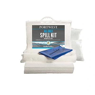 Afbeelding van Portwest Olieset slechts 50 liter, kleur: wit, maat: absorbeert SM61WHR