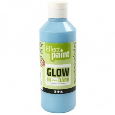 Afbeelding van Glow in the dark, lichtblauw, 250 ml