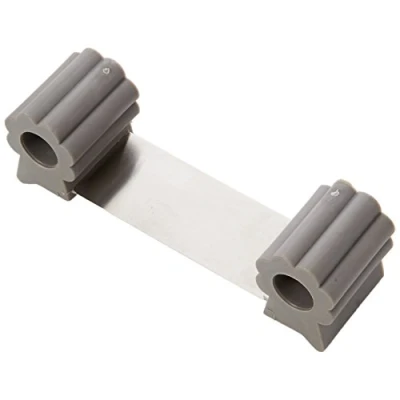 Afbeelding van Abus 76968 deurstopper Leif babybeveiliging vingerbescherming voor vlakke oppervlakken stop zilver