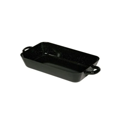 Afbeelding van Riess Ovenschaal met handgrepen emaille 26 x 17 cm
