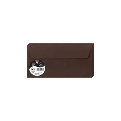 Image de Pack de 20 enveloppes DL Pollen 110 x 220 mm Marron