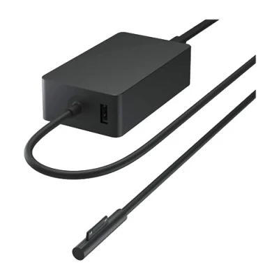 Image de Chargeur Alimentation Microsoft 65W noir pour Surface Pro et Laptop