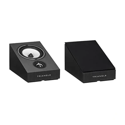 Image de Enceintes d&#039;effet Dolby Atmos Triangle Borea BRA1 Noir Vendues à la paire