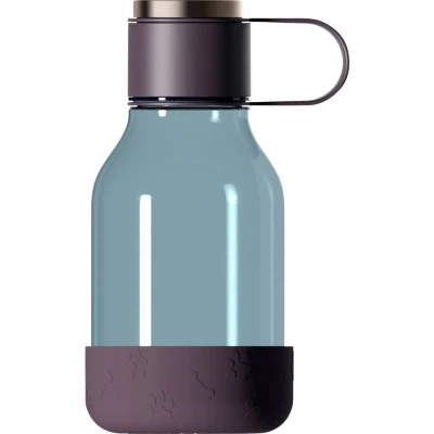 Afbeelding van Asobu Dog Bowl Bottle Tritan Bordeaux Rood inhoud 1,5 liter incl. drinkbak voor de hond aan onderkant