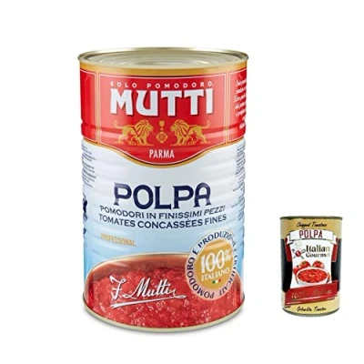 Afbeelding van Mutti Tomatenblokjes polpa Blik 4,05 kilo