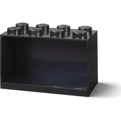 Afbeelding van Wandschap 8 Brick, Zwart Polypropyleen LEGO