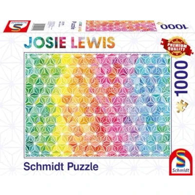 Afbeelding van Schmidt Spiele 57579 Josie Lewis kleurrijke driehoeken 1000 stukjes normale puzzel