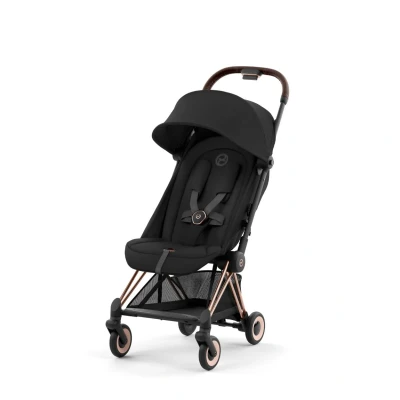 Afbeelding van Cybex Buggy Coya Sepia Black/Black Rosegold Frame