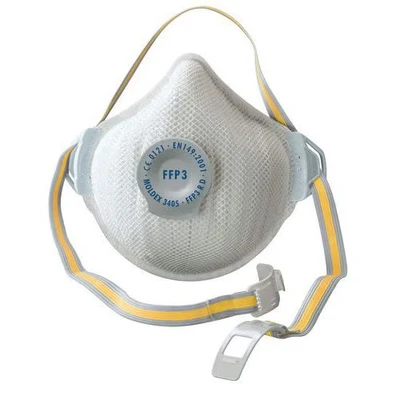 Image de Masque à poussière 3405 FFP3R D, p/5, Moldex, Blanc Convient aux l&#039;élevage d&#039;animaux