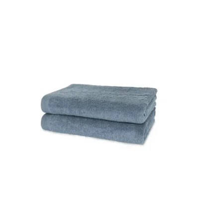 Afbeelding van Casilin Como set van 2 douchelakens 70x140 Jeans Blauw
