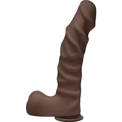 Afbeelding van Doc Johnson The D Ragin&#039; with Balls 9 Inch Chocolate