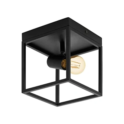 Afbeelding van Eglo Plafondlamp Silentina Zwart