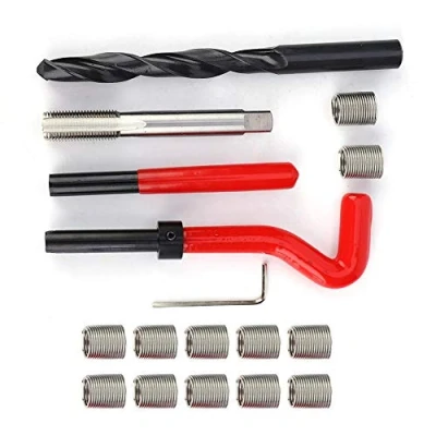 Afbeelding van Schroefdraadreparatieset M12 x 1,25 reparatieset voor schroefdraad met schroefdraadhuls, binnendraad, roestvrij staal, draadinzetgereedschap