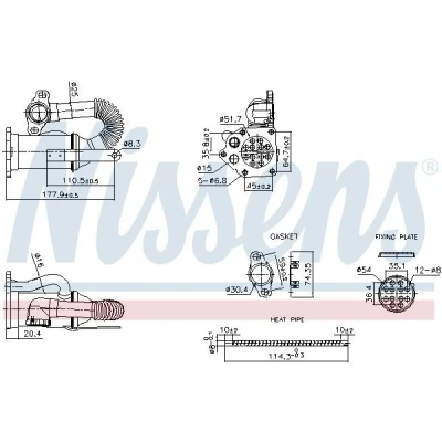 Afbeelding van Nissens EGR koeler 989453