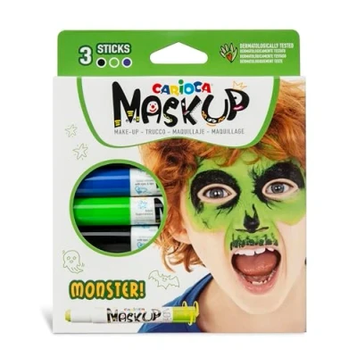 Afbeelding van Carioca Maquillagestiften Mask Up Monster, doos met 3 stiften