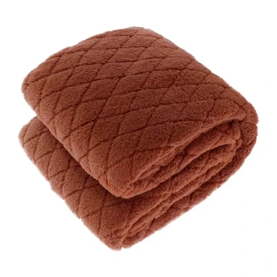 Afbeelding van Unique Living Ezra Plaid 220x240 cm Redwood