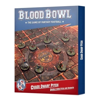 Afbeelding van Blood Bowl: Chaos Dwarf Team Pitch &amp; Dugouts