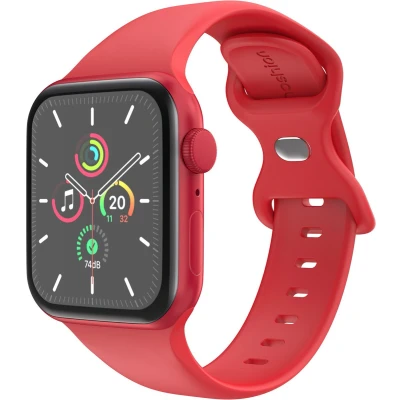 Afbeelding van imoshion Siliconen⁺ bandje voor de Apple Watch Series 1 t/m 10 / SE Ultra (2) (44/45/46/49 mm) Rose Maat M/L