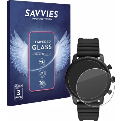 Afbeelding van Savvies Gehard glazen schermbeschermer, Smartwatch beschermfolie, Transparant