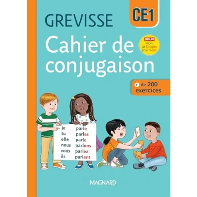 Afbeelding van CAHIER DE CONJUGAISON GREVISSE CE1