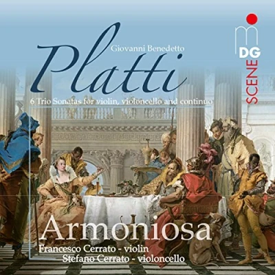 Afbeelding van Armoniosa Platti: Six Trio Sonatas (Super Audio CD)
