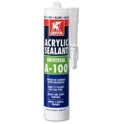Afbeelding van Griffon acrylic sealant a 100 300 ml, wit, koker