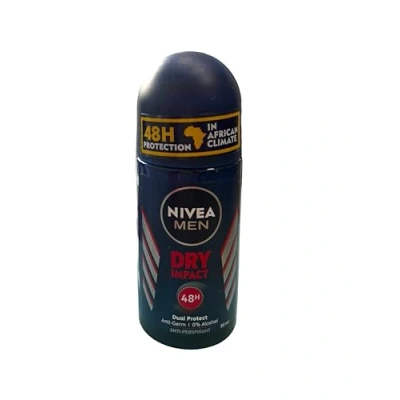 Afbeelding van 6x Nivea Deo Roll on Men Dry Impact 50 ml